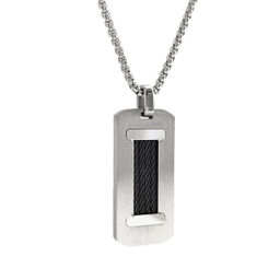 Кулон из стали на цепочке