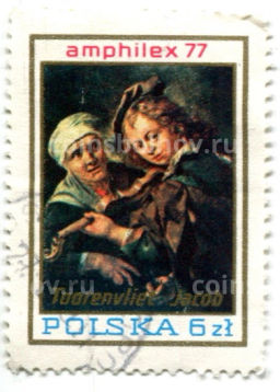 Марка Торенвлит Якоб Скрипач 1977 год Польша