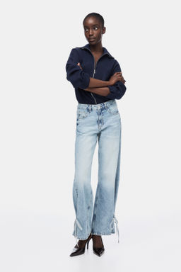 Straight High Waist Jeans - H&m фото 3