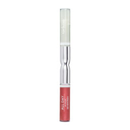 Жидкая стойкая помада-блеск All day lip color & top gloss, 86 Персиковый металлик 51191086