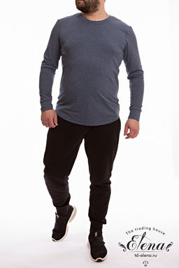Лонгслив М12114а Индиго - Елена фото 2