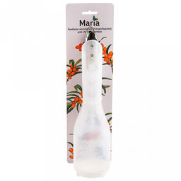 Марья (Maria) Комбайн (контейнер) плодосборник для облепихи, 32х8х8см, пластик/нерж., цвет белый, на картоне (Китай)