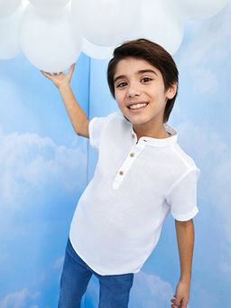 Hakim Yaka Basic K?sa Kollu G?mlek