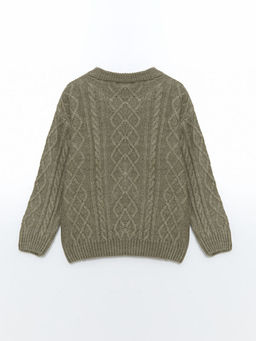 Bisiklet Yaka Erkek ?ocuk Triko Kazak - Waikiki фото 2