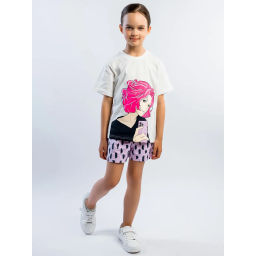 Комплект футболка кулирка, шорты футер 2х нитка петля 7010900101 - Youlala фото 15