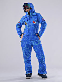 Женский зимний сноубордический комбинезон Alpha Endless 222/220518-2_012 Голубой  фото 13