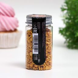 Посыпка кондитерская Конфетти микс, золотая, 50 г - Simaland фото 2