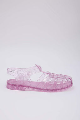 Trendyol Shoes Siyah Jelly Simli Kad?n Sandalet TAKSS24SD00006 - Trendyolmilla фото 3