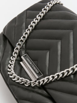 Женская сумка через плечо ARMANI EXCHANGE VICTORIA Артикул 4081523, черный  фото 4