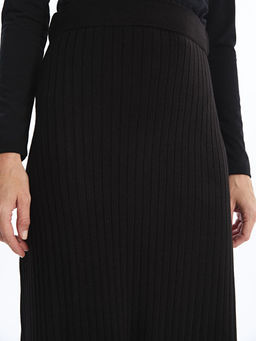 Beli Lastikli Kad?n Triko Etek