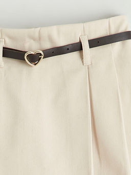 Pileli K?z ?ocuk ?ort Etek