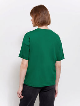 ЕМКА / Трикотажная футболка со спущенным плечом - Emka фото 4