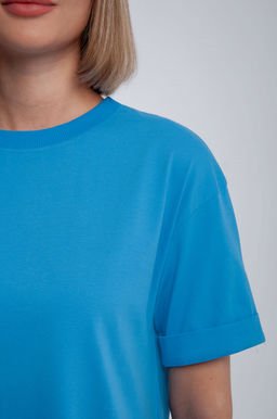 Арт. 31118 Футболка женская 44-52 (5 шт) Цвет:Голубой - Калинка фото 18