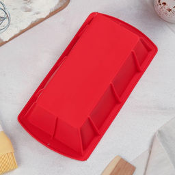 Форма для выпечки Доляна «Хлеб», силикон, 25.5×13×6.5 см, внутр.размер 22×11.5 см, МИКС