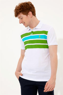 Мужская футболка Apple Green с воротником-поло Неожиданная скидка в корзине - U.s. polo assn фото 3