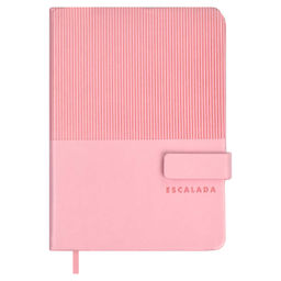 Ежедневник недатированный ESCALADA, А6+, 120 л., арт. 64021/ 20 ГОУТСКИН РОЗОВЫЙ (кожзам: 126х174