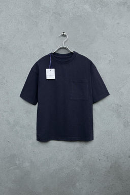 STORIESZ - CAMISETA HEAVY WEIGHT BOLSILLO / Marino