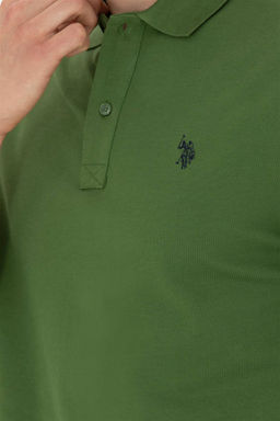 U. S. Polo Assn / Мужской зеленый базовый свитшот - U.s. polo assn фото 7