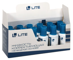 Коррект.жидкость LITE кисточка 20 мл водная