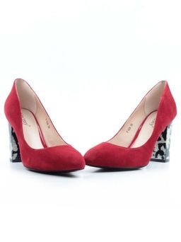 F-028 RED Туфли женские (натуральная замша) - Фабричный китай фото 13
