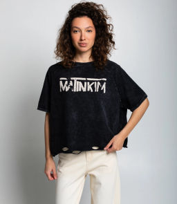 Футболка #КТ01537, чёрный