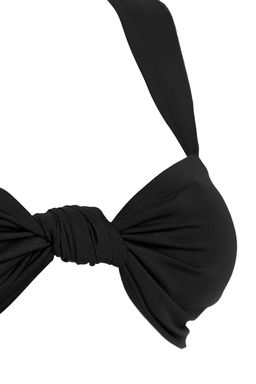 Siyah Bralet Dugumlu Bikini Ustu TBESS24BU00130