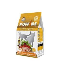 Puffins сухой корм д\кош. 400 г Вкусная курочка 1/18 4610003546496