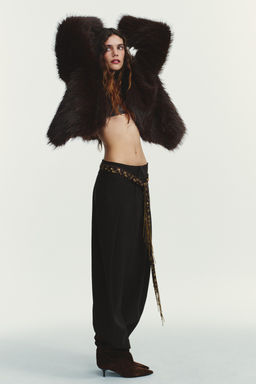 BALLOON PLEATED TROUSERS