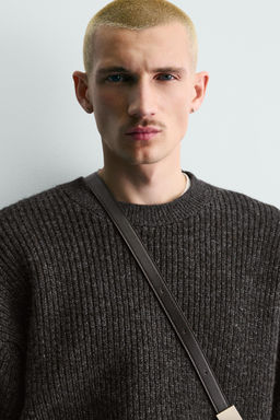 CONTRAST TEXTURED JUMPER - Zara фото 5