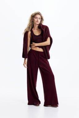 Pantal?n gofrado con cord?n de ajuste - H&m фото 8