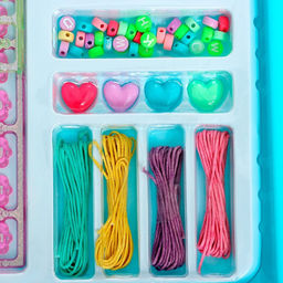 Набор для бисероплетения Блестящие бусины в чемодане