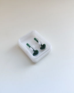 Серьги-пусеты из керамики - Vel vett фото 3