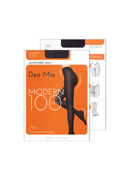 Колготки теплые DEA MIA MODERN 100 (микрофибра) nero