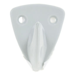 "Садовник" Крючок пластмассовый, 1 рожок, серый, ГОСТ Р 50962-96 (Россия)