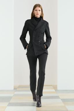 SKINNY STRIPED TROUSERS