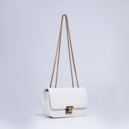 Сумка-мессенджер на клапане, цвет белый - Simaland фото 6