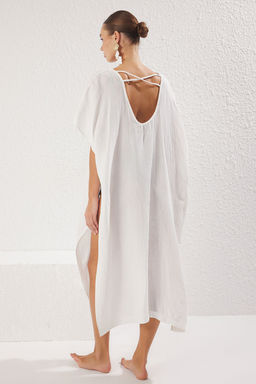 Kiremit Dokuma Muslin Plaj Uzun Plaj Kimono&Kaftan TBESS25KM00016 - Trendyolmilla фото 9