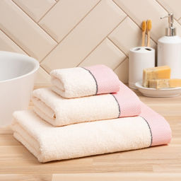 Полотенце махровое Love Life «Бриз» 30×50 см, розовый