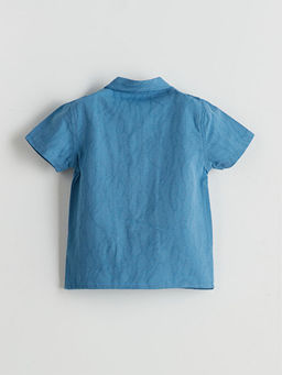 Resort Yaka Desenli Erkek Bebek G?mlek