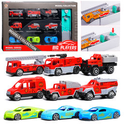 Набор машин "Пожарный городок" в коробке