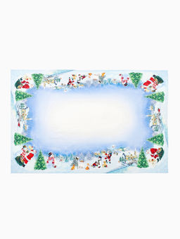 Скатерть новогодняя Этель. Рождественский вечер, 150?220 см, с ВГМО, 100% хлопок, саржа 190 г/м?