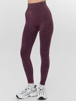 Легинсы женские бордовые