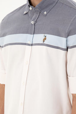 Мужская темно-синяя рубашка с длинным рукавом Неожиданная скидка в корзине - U.s. polo assn фото 7