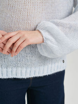 Джемпер вязаный с люрексом