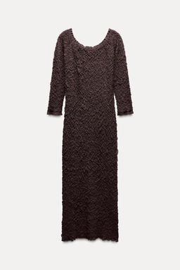 TEXTURED KNIT DRESS - Zara фото 6