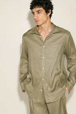 Shorts en mezcla de lino Easy Care Relaxed Fit - H&m фото 12