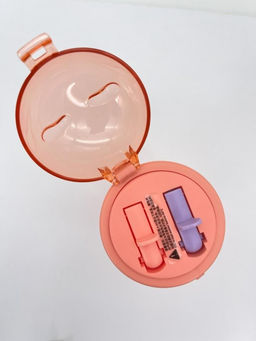 Тамблер с наклейками Funny bear, red (420 мл)