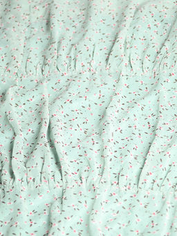 Юбка мятного цвета ярусная шифоновая - Almond фото 10