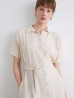 Beli Ku?akl? G?mlek Elbise