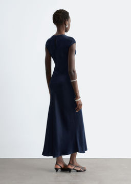 Maxivestido ajustado de sat?n - H&m фото 4